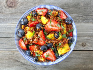 Super Simple Quinoa Fruit Salad