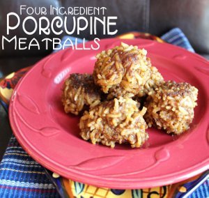 4-Ingredient Porcupine Meatballs