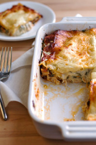 Creamy Chicken Caesar Lasagna