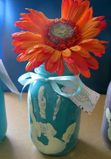 Mother's Day Mason Jar Vase