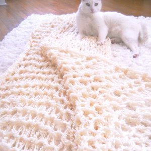 One Hour Arm Knit Blanket