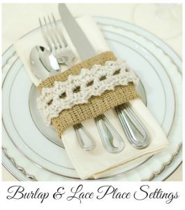 Shabby Chic Place Settings