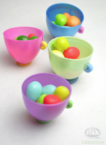 Easy Easter Teacups
