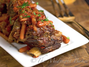Slow Cooker Braised Short Ribs for Four