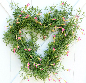 Rustic Dreams Heart Wreath