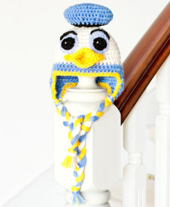 Dapper Duck Crochet Baby Hat