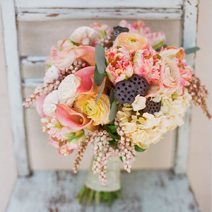 Soft Spring Wedding Bouquet