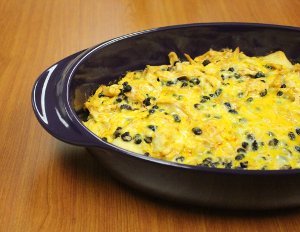 Bubble-Up Chicken Enchilada Casserole