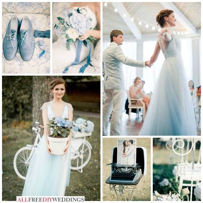 Spring Wedding Colors: Heavenly Blue