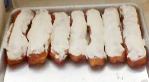 Homemade Long John Doughnuts