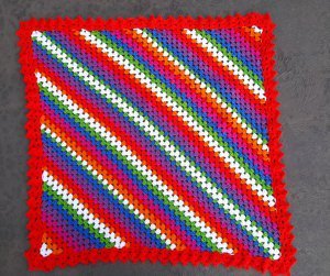Over the Rainbow Crochet Afghan