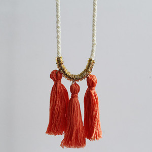 DIY Ring and Tassel Necklace