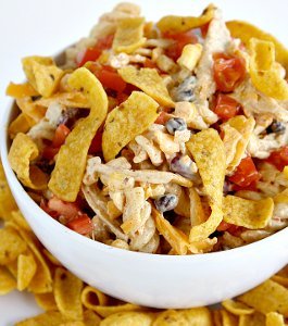 Fiesta Ranch Chicken Pasta Salad