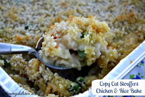 Stouffer's Copycat Grandma's Chicken & Rice Bake