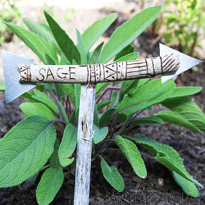 DIY Arrow Garden Markers