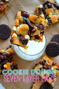 Cookie Dough Seven Layer Bars