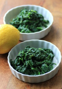 Copycat Boston Market Garlic Lemon Spinach Recipe