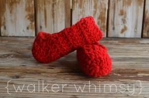 Ruby Red Toddler Slippers