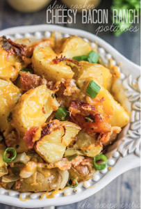 Slow Cooker Cheesy Bacon Ranch Potatoes