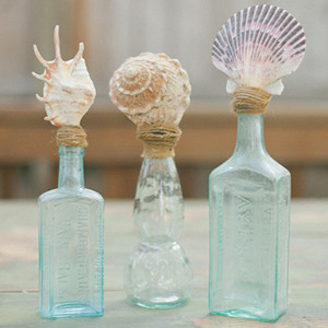 Mermaid Shell Topped Bottles