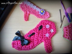 Crocheted High Heel