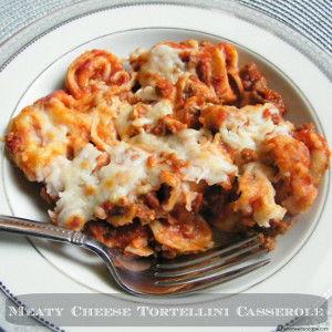 Meaty Cheese Tortellini Casserole