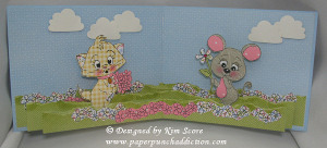 Kitty and Mouse Pop Up Card
