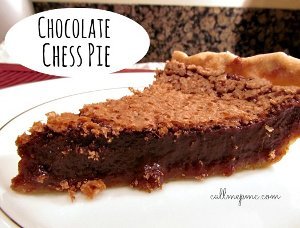 Southern Chocolate Chess Pie