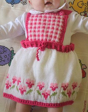 Bed of Roses Baby Dress