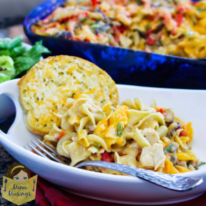 Cajun Chicken Pasta Bake