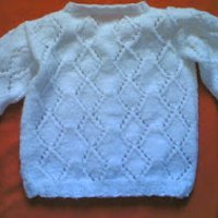 Diamond Lace Baby Cardigan