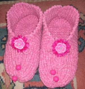 Pretty in Pink Slippers