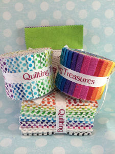 Ombre Dots and Lola Textures Pre-Cuts from Quilting Treasures