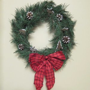 North Woods Homemade Wreath