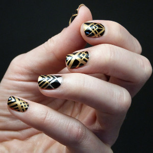 Greaty Gatsby Wedding Nail Design Ideas