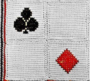 Queen of Hearts Crochet Afghan