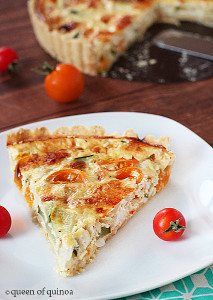 Cheesy Zucchini Tart