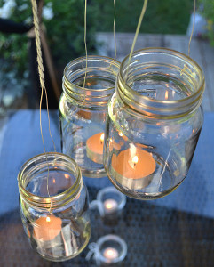 Cascading Mason Jar Lantern