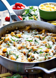 One Skillet "Baked" Ziti