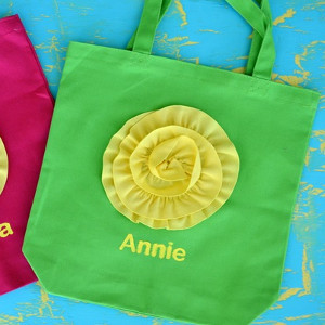 Friendly Flower Tote Bags