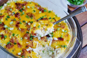 Loaded Baked Cauliflower Casserole