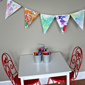 DIY Kids Art Bunting