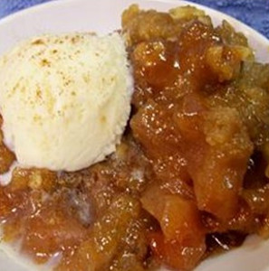 Slow Cooker Apple Brown Betty