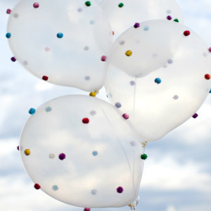 Pom Pom Balloons