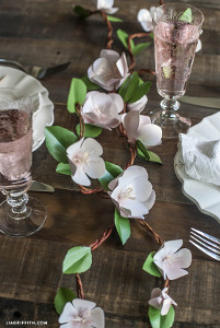 Rustic Wedding Apple Blossom Branches Runner