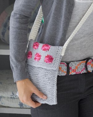 Knitted Square Crossbody Bag