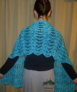 Stop and Stare Crochet Shawl