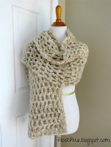 Vanilla Chai Crochet Shawl