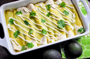 Chicken and Avocado Enchiladas