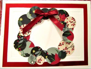 Scraptastic Wreath Card